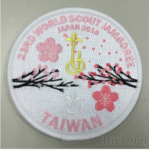 童軍圓形拼圖狀紀念布章 | 童子軍年度活動圓形臂章